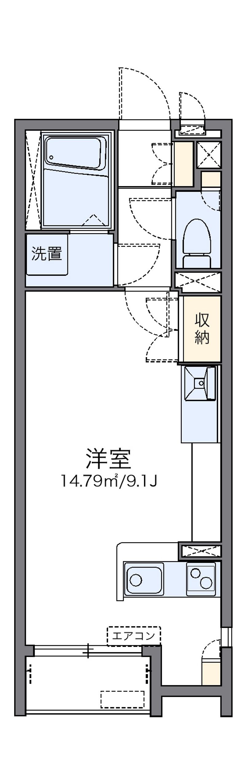 レオネクストステビア 間取図