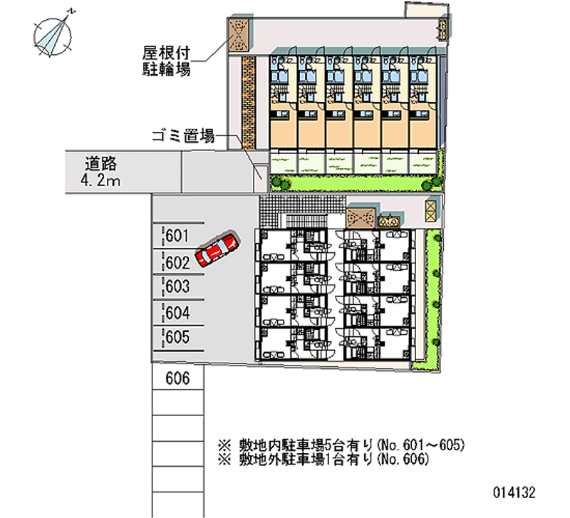 レオパレス小山 月極駐車場