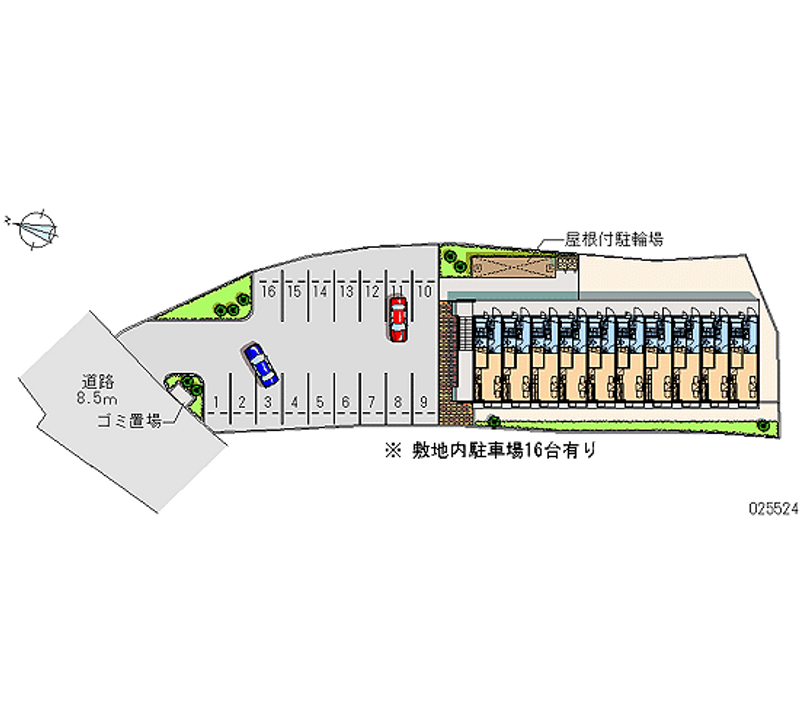 25524月租停車場