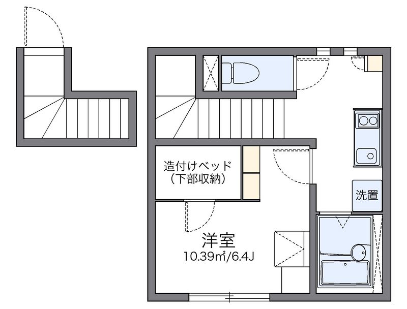 レオパレスエステル 間取り