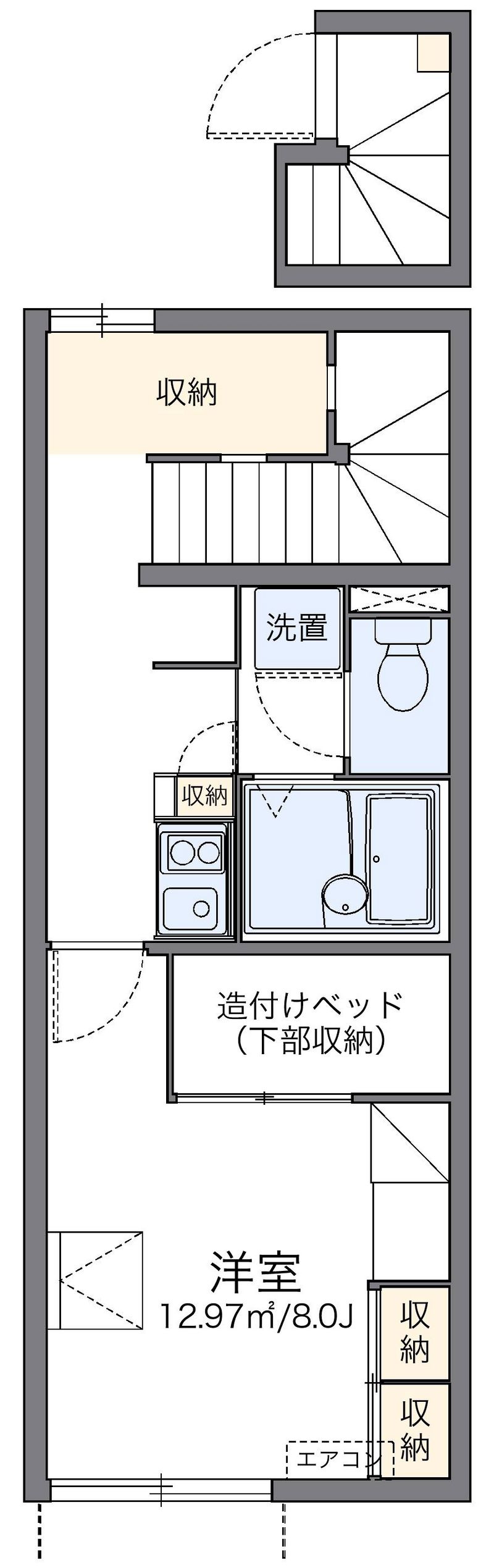 レオパレスメゾンアジュール 間取図