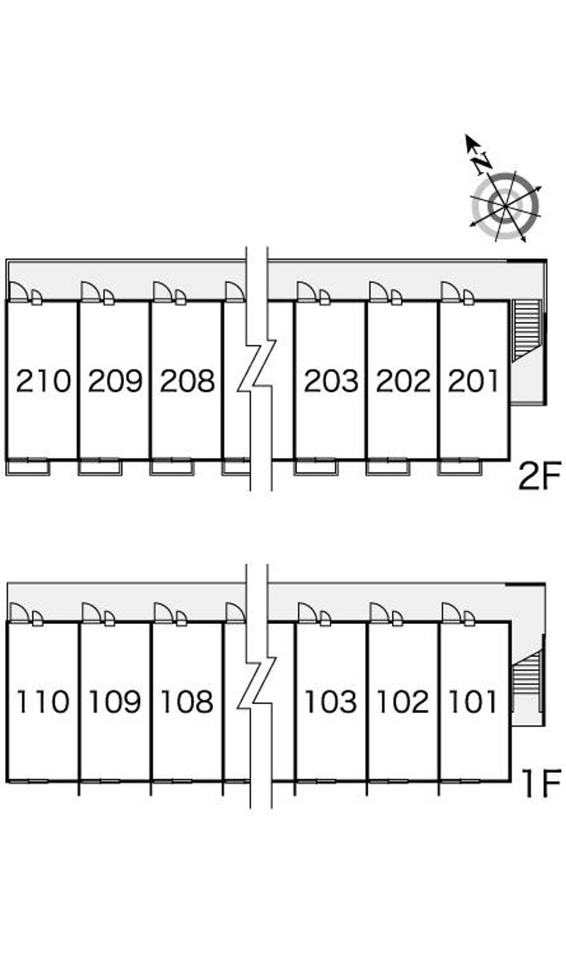 レオパレスＷｉｌｌ 間取配置図