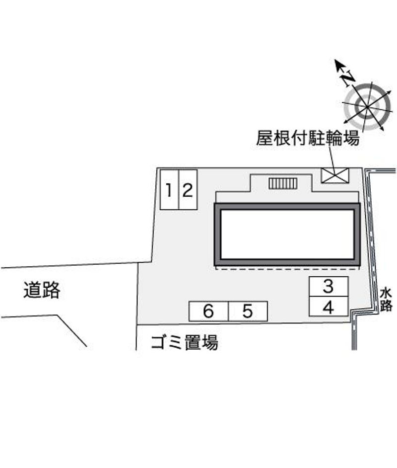 レオパレスキタノヒ 配置図