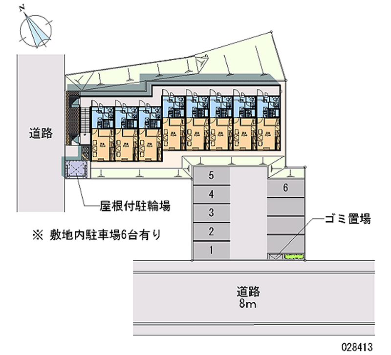 レオパレスレインボー 月極駐車場