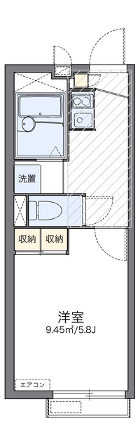 レオパレス西ノ前ハイツ 間取り図