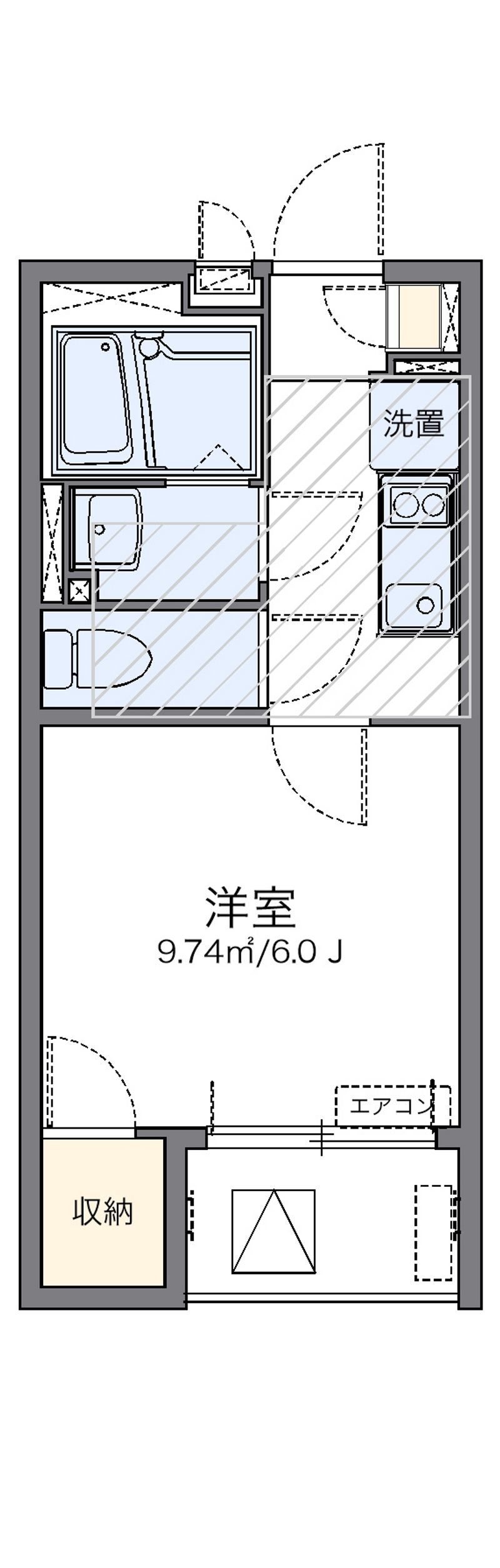 レオネクストエスペランサ扇大橋 間取図