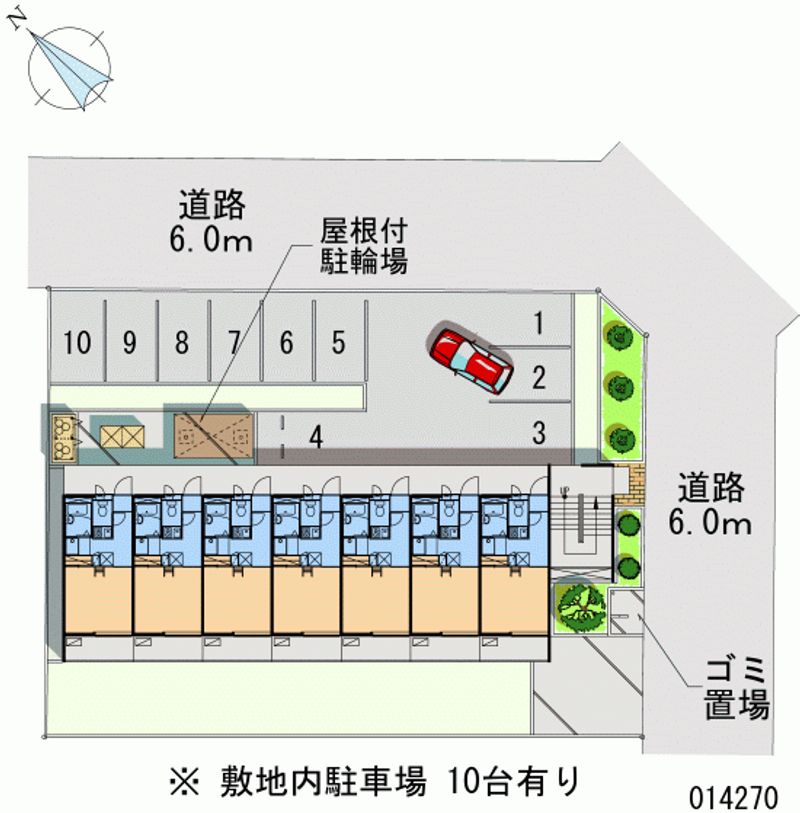 レオパレス中百舌鳥 月極駐車場