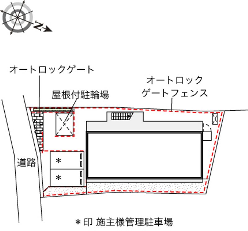 レオパレス六甲ＥＡＳＴ 配置図
