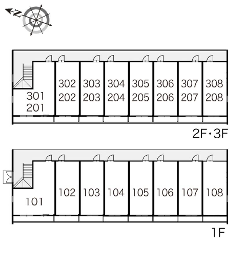 レオパレスアンフィニ 間取り配置図