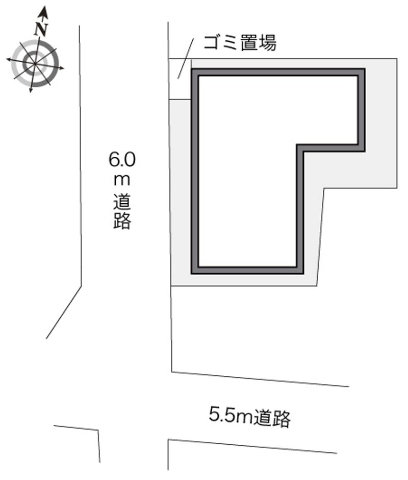 レオパレスアミーⅡ 配置図