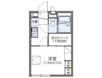 レオパレス大鳥 間取り図