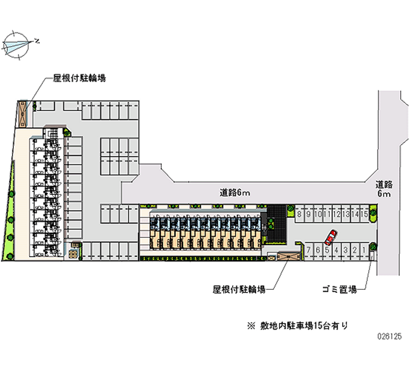 レオパレスアゼリア 月極駐車場