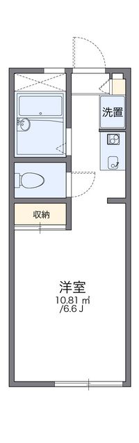 レオパレスアーク富岡Ⅱ 間取り図