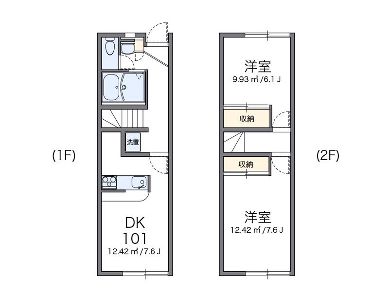 レオパレスイーウエルＩ 間取図