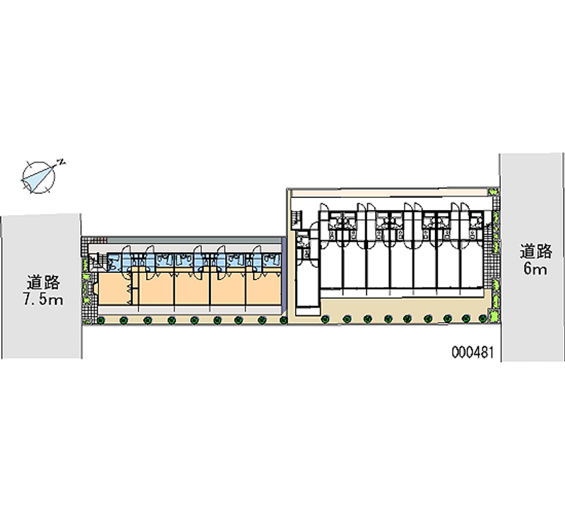 レオパレス相模原第１ 区画図