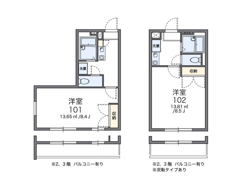 レオパレスＳＵＮＮＹ　ＶＩＬＬＡＧＥ 間取図