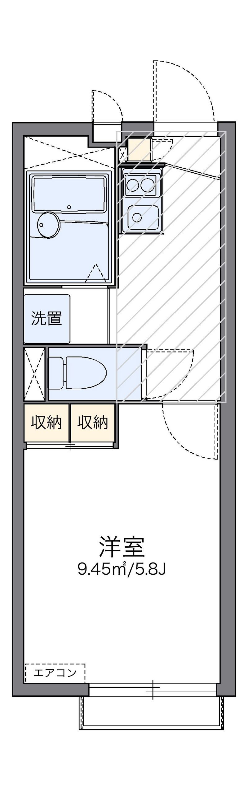 レオパレス江尻台 間取図