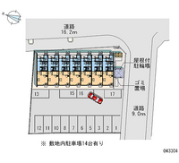 43304 Monthly parking lot