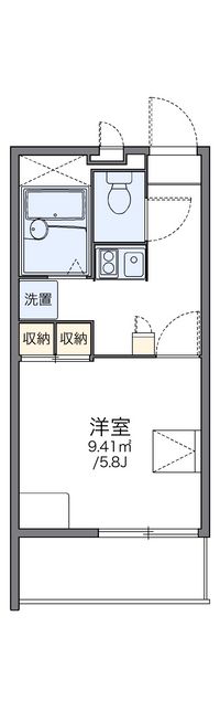 レオパレス亀岡駅前 間取り図