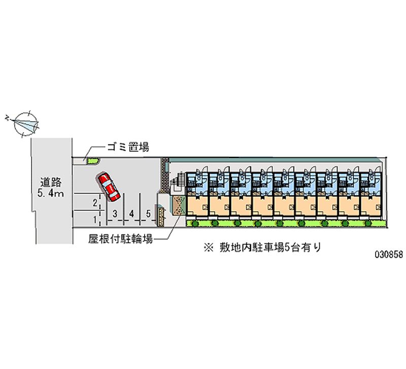 レオパレスＰＡＰＰＥＬ 月極駐車場