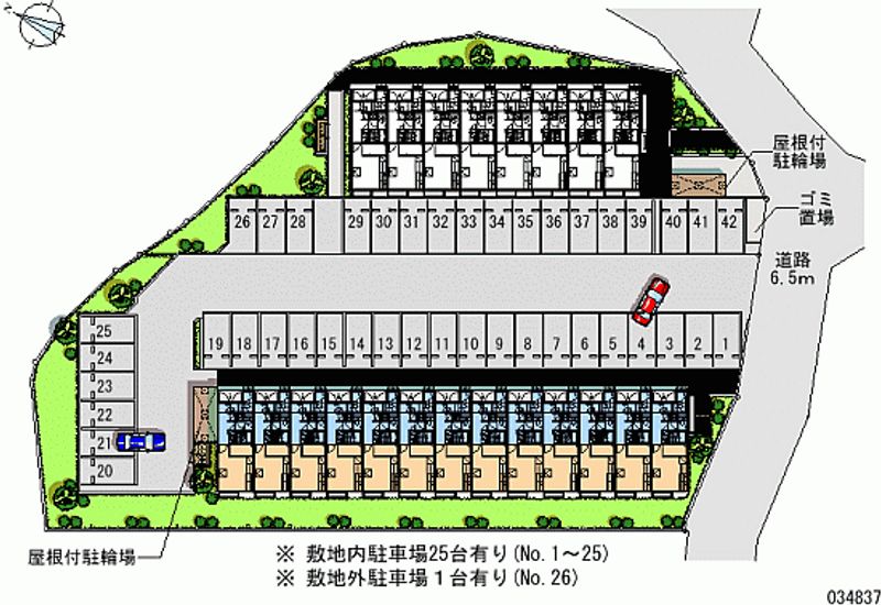 34837月租停车场