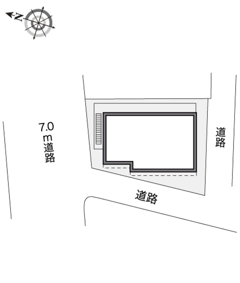 レオパレスＥｍｉｒａｔｅｓ住吉 配置図