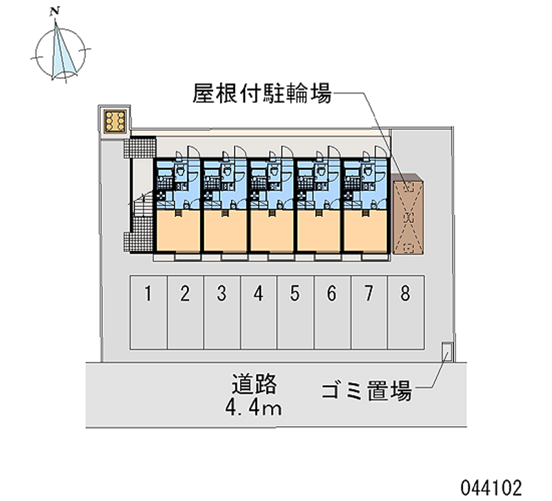 レオパレス椿 月極駐車場