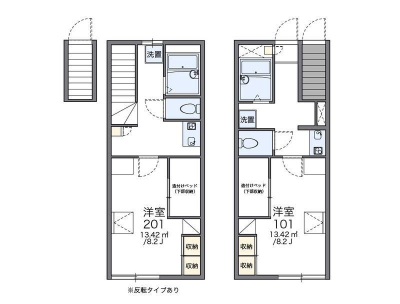 レオパレスグリーンリバー２ 間取図