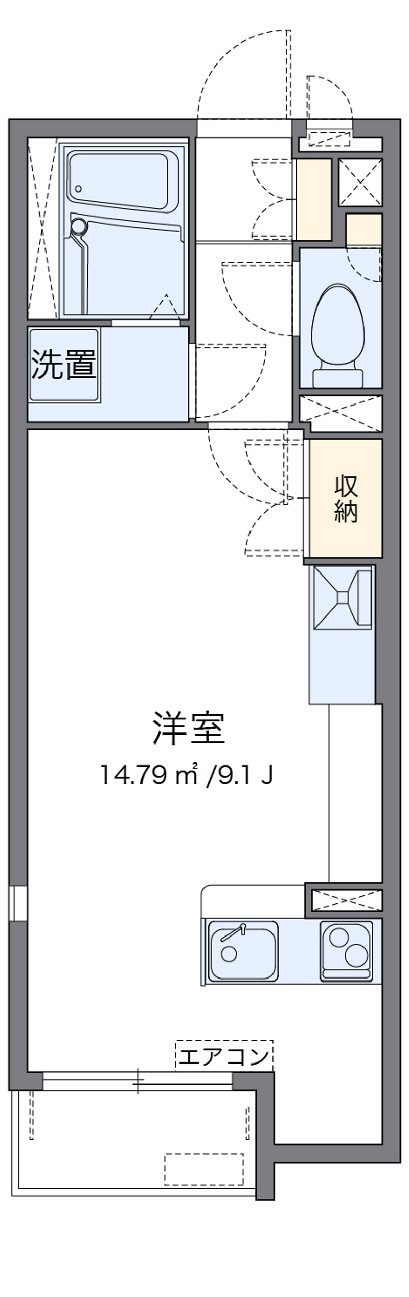 ミランダシュエットメジロ 間取図
