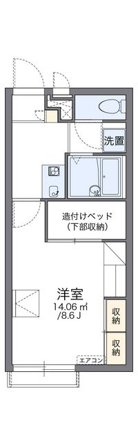 レオパレスヴェルコメン清洲 間取り図