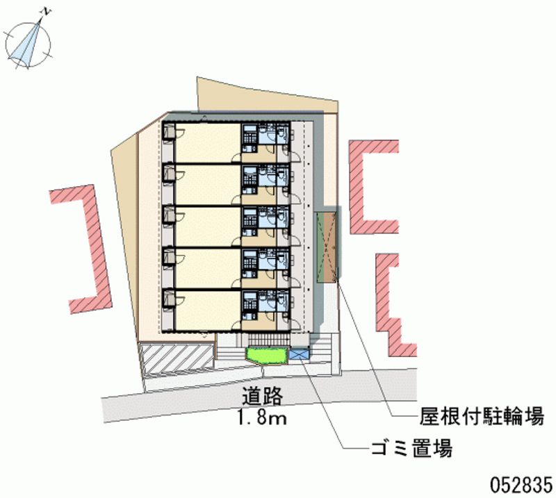 レオネクスト尾長東 区画図