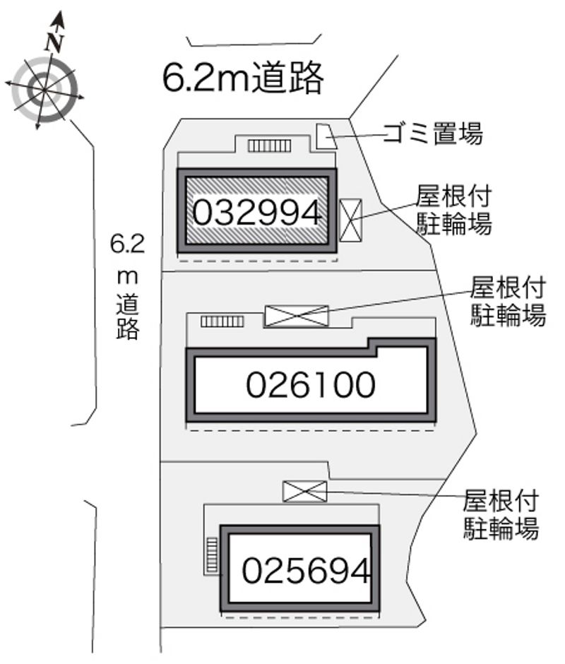 レオパレスＡＳＥＢＡⅢ 配置図