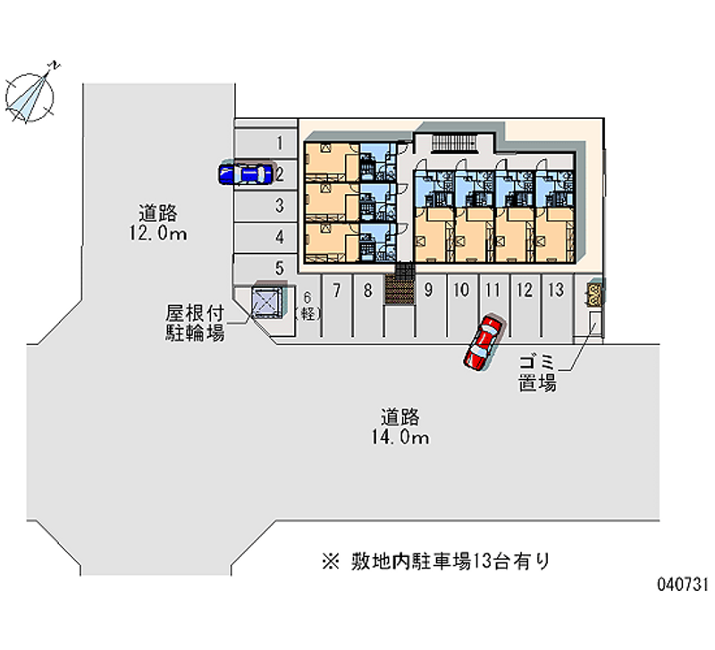 40731月租停車場