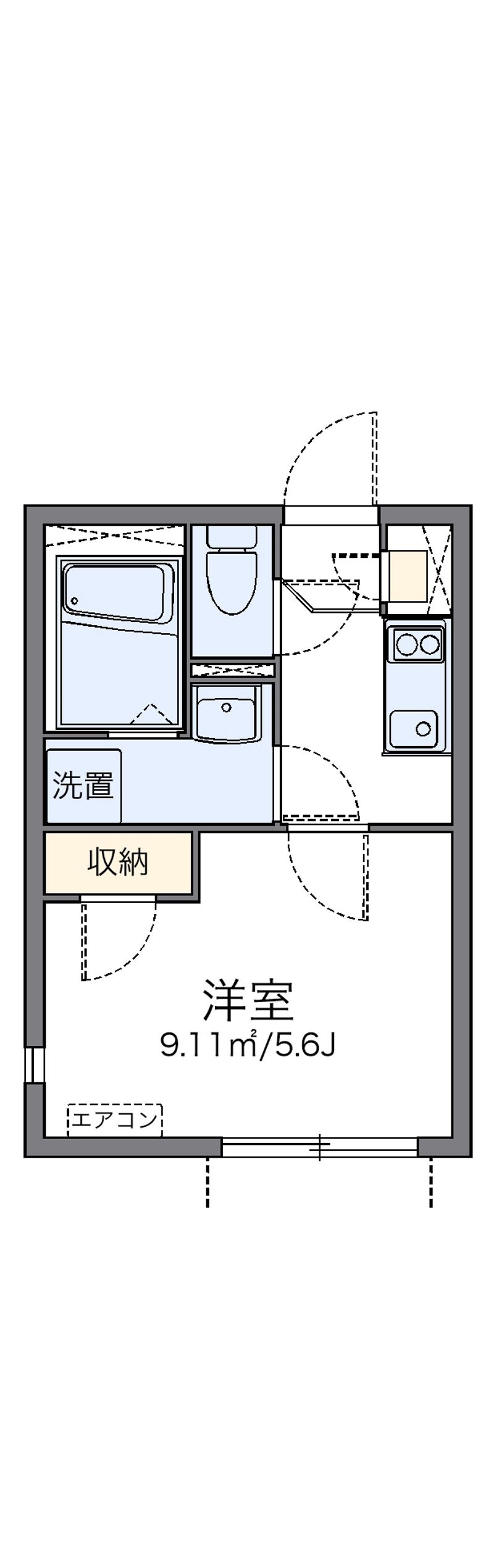 レオネクストマグノリア 間取図