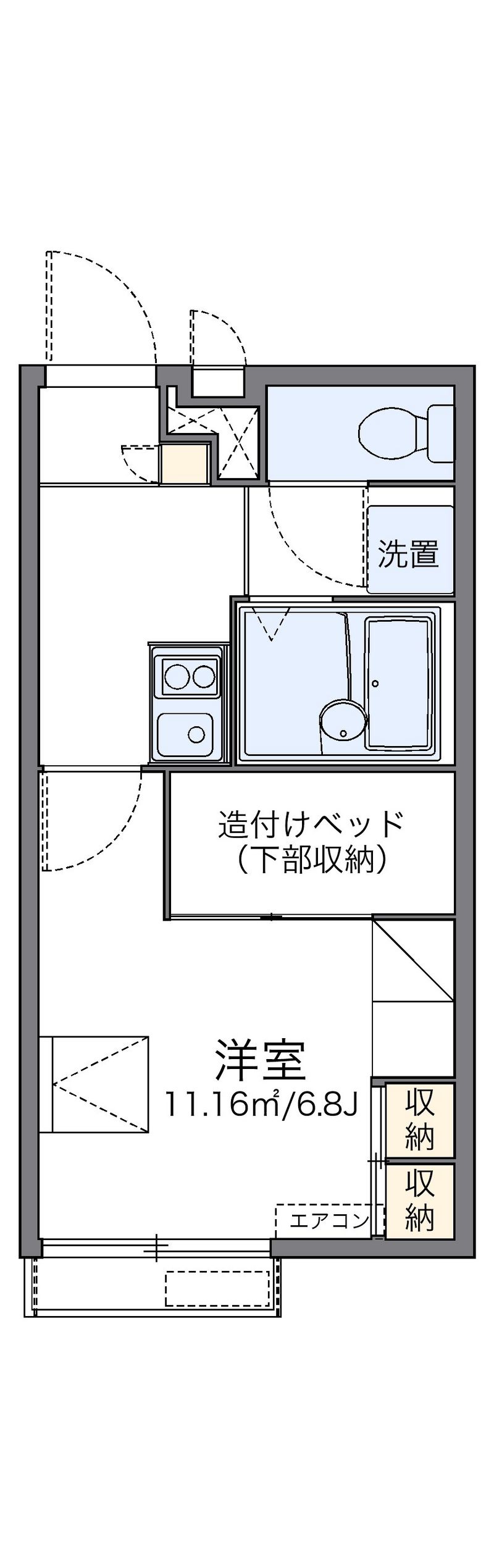 レオパレス琇 間取図