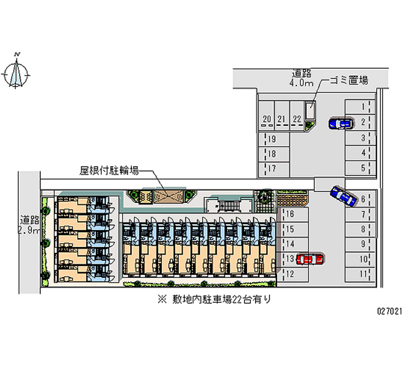 レオパレスエクシード塩浜 月極駐車場