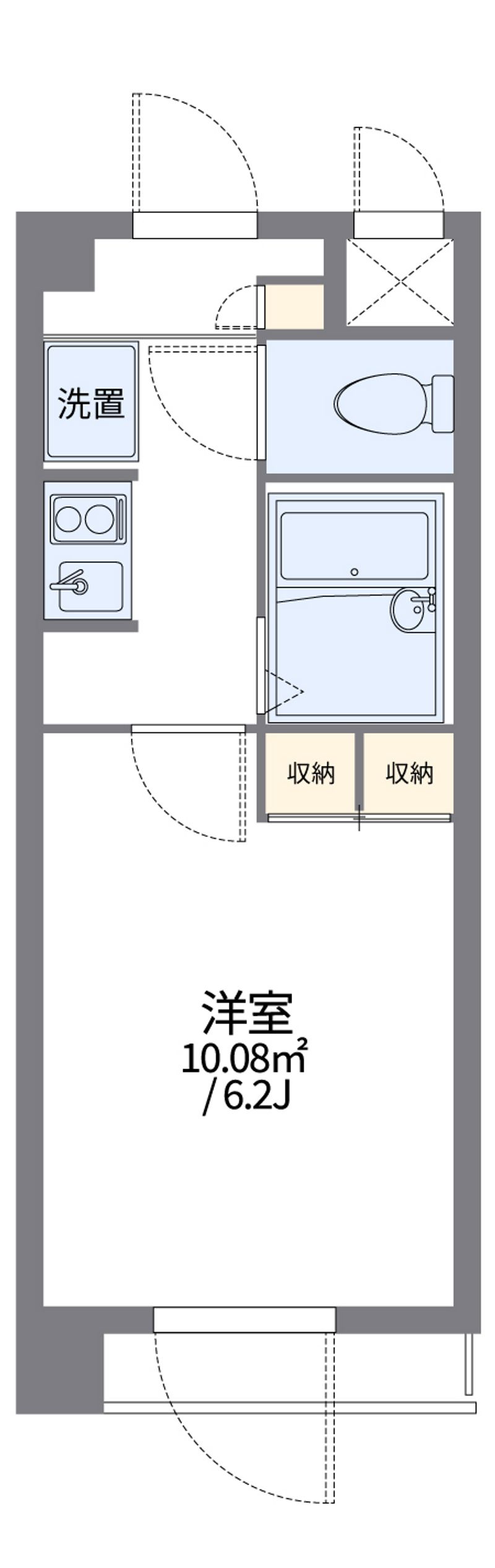 レオパレスＩＫＥＢＵＫＵＲＯ 間取図
