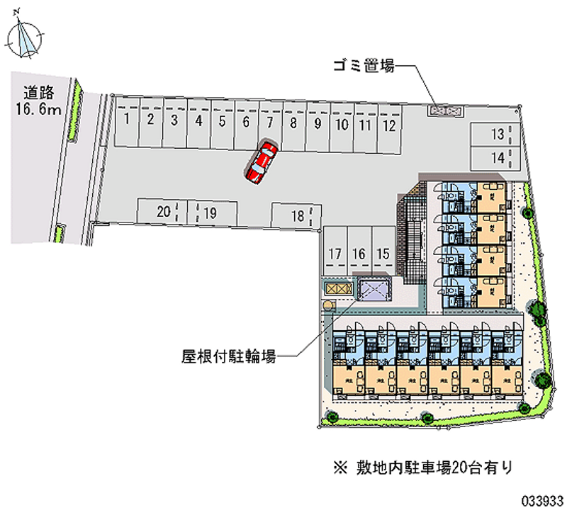 33933 Monthly parking lot