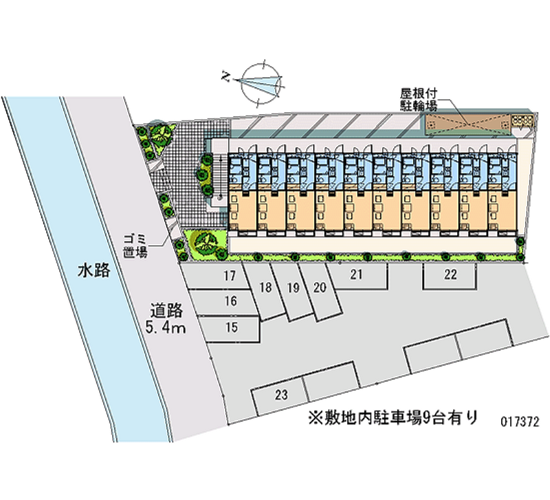 17372月租停車場