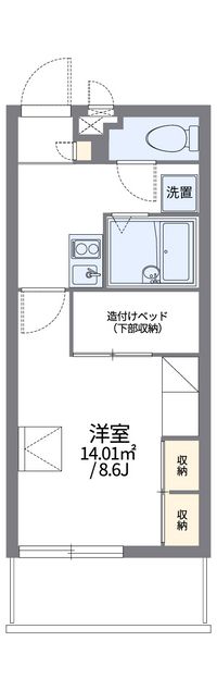 レオパレス音 間取り図