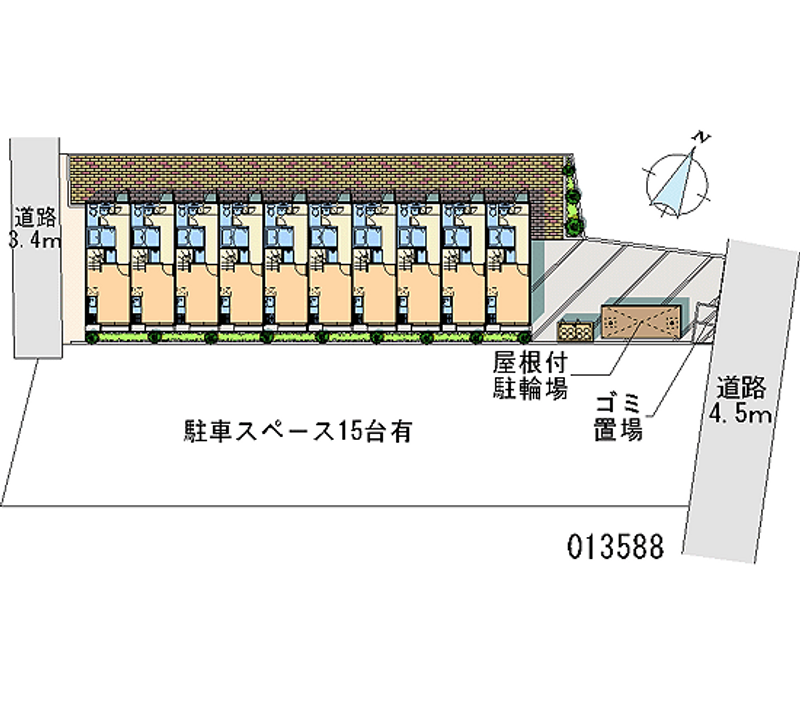 レオパレスサニーヒル 月極駐車場