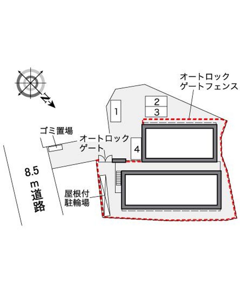 レオパレスウィル 配置図