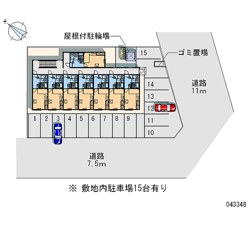 43348 bãi đậu xe hàng tháng