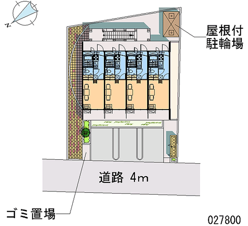 レオパレス恋の坂 区画図