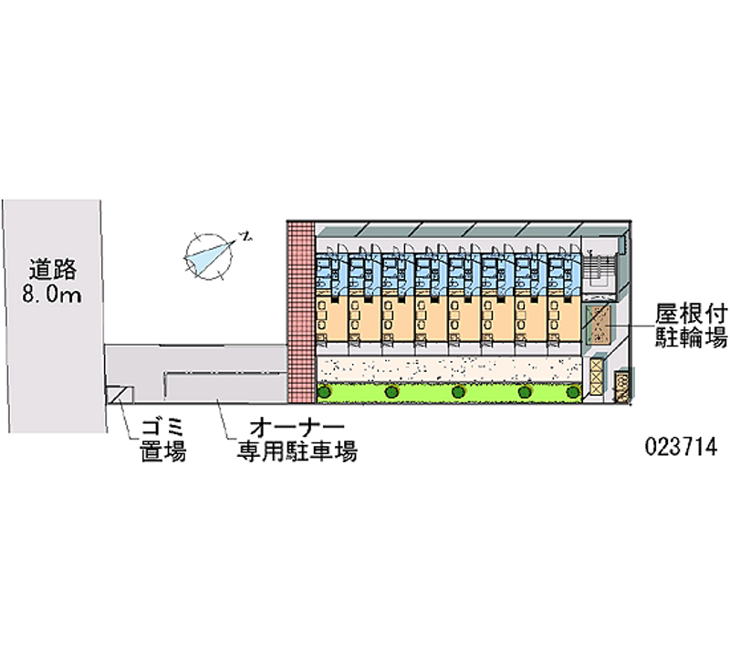 レオパレスマルサン 区画図