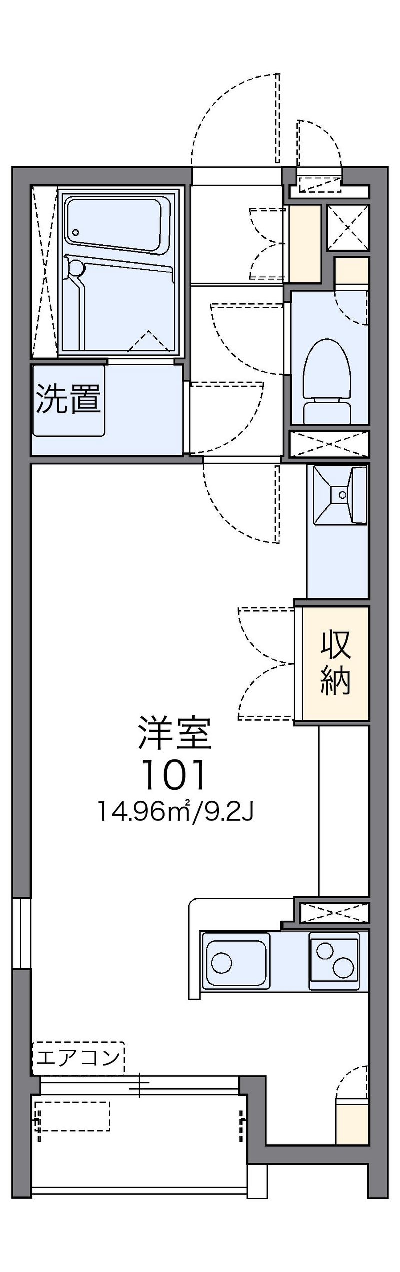 レオネクスト春日原南町 間取図