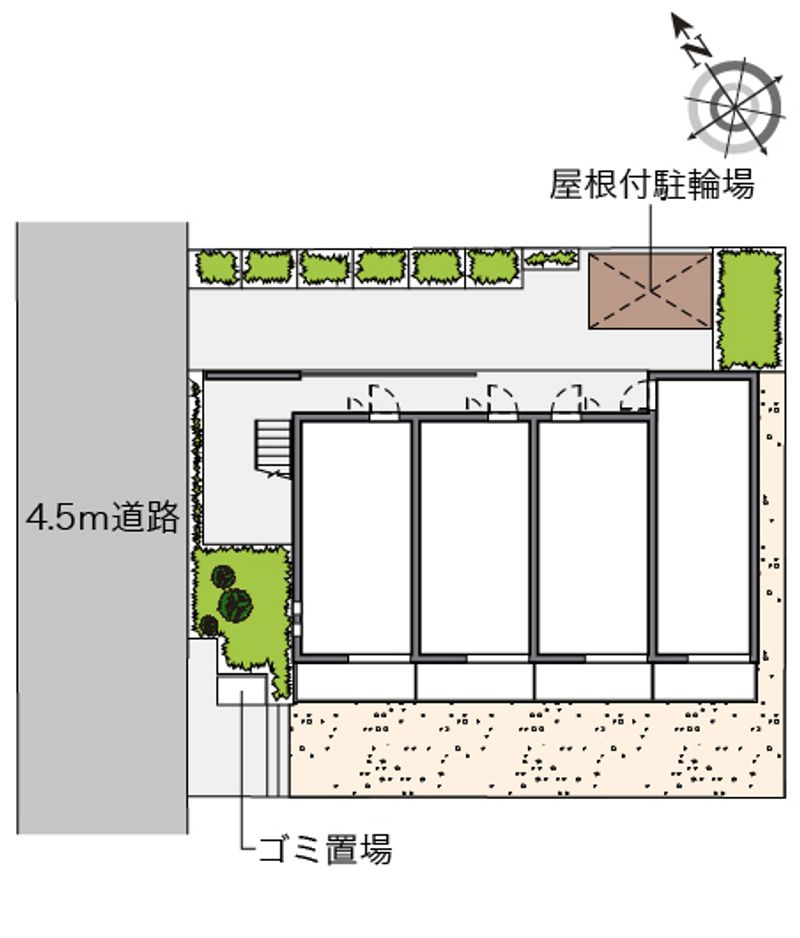クレイノ森野第一 配置図