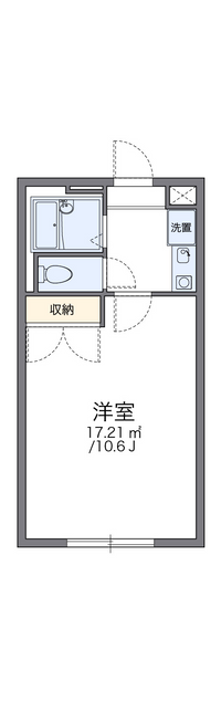 レオパレス八代 間取り図