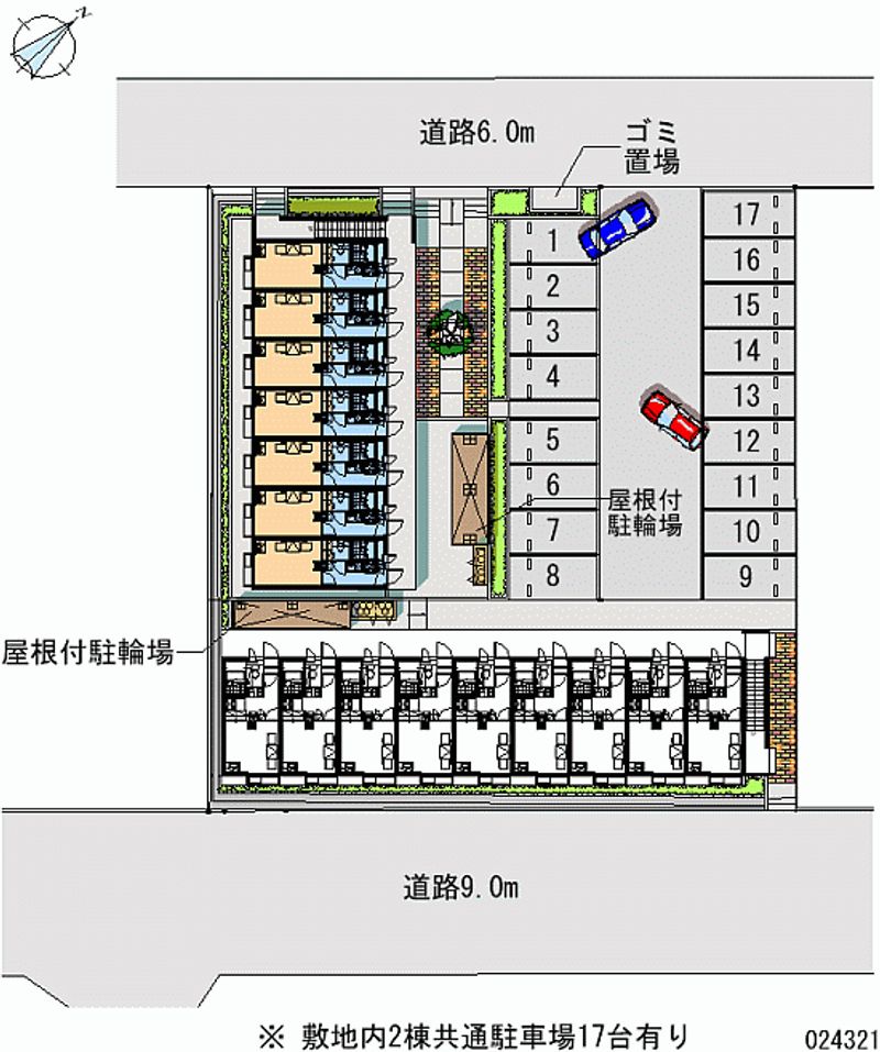 レオパレスオークス　Ａ 月極駐車場