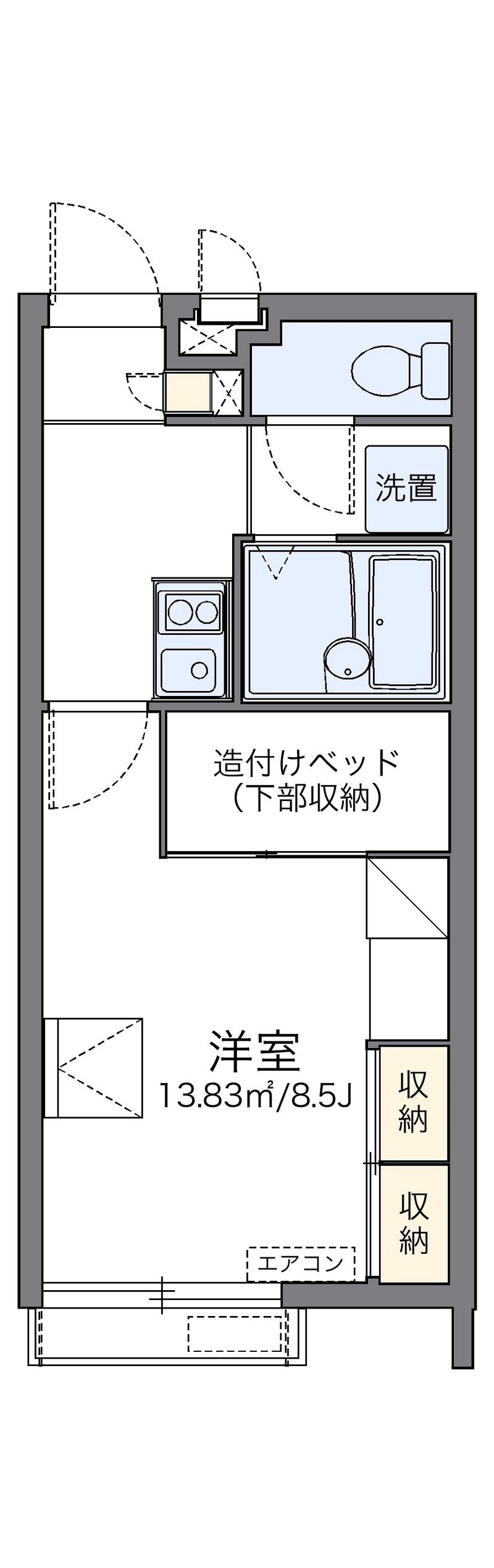leopalace Chibana Floor plan